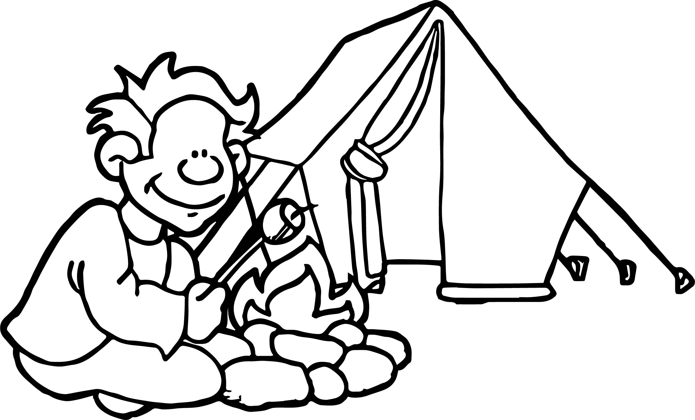 2438x1473 Impressive Summer Camp Coloring Pages Gallery