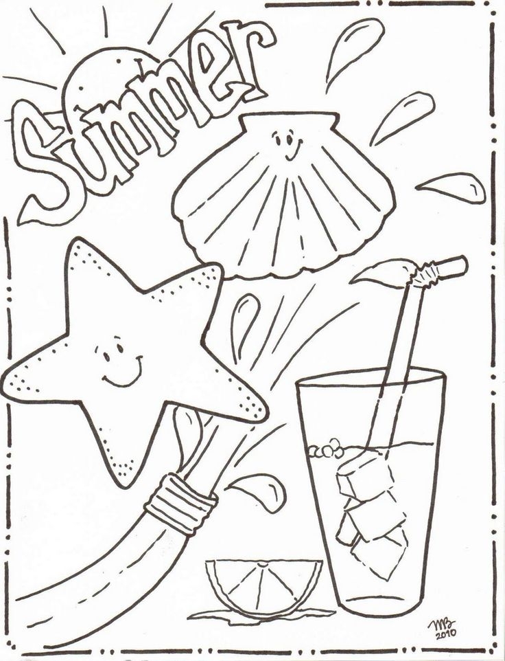 736x962 Summer Camp Coloring Pages Summertime Coloring Sheets Summer