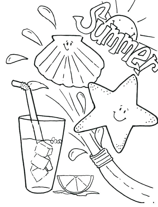 600x784 Camp Coloring Pages