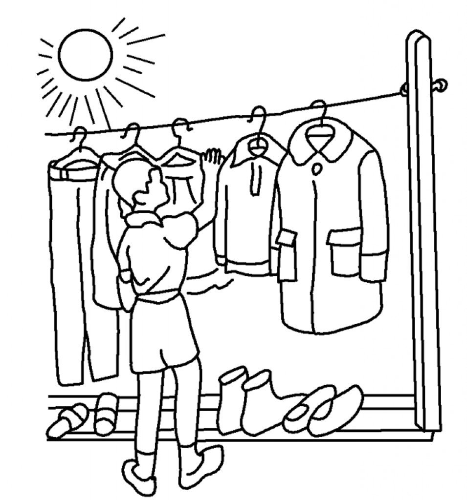 955x1024 Clothing Coloring Pages Acpra