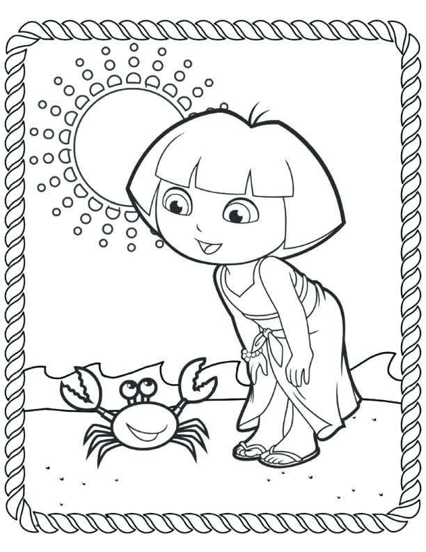 612x792 Tropical Beach Coloring Page Free Printable Coloring Pages On