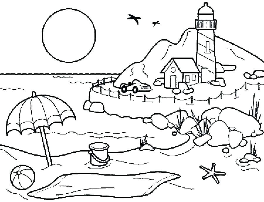 900x688 Preschool Coloring Page