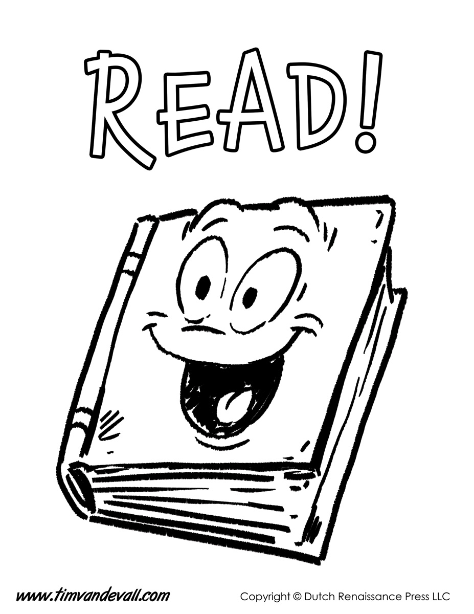 927x1200 Reading Coloring Page Tim S Printables New Pages And 5