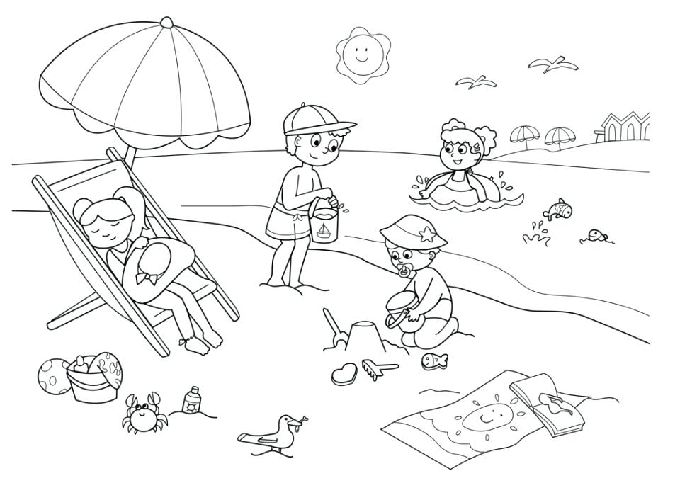 960x706 Free Summer Coloring Pages Summer Coloring Pages Free Printable