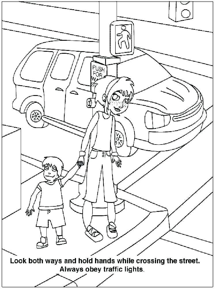 750x1000 Safety Coloring Pages Safety Coloring Pages Awesome Pictures