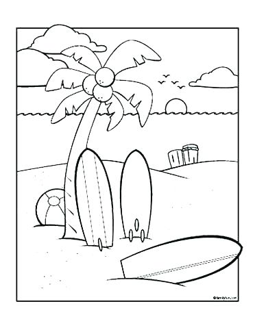 372x482 Colouring Pages Of Summer Flowers Vacation Coloring Pages Vacation