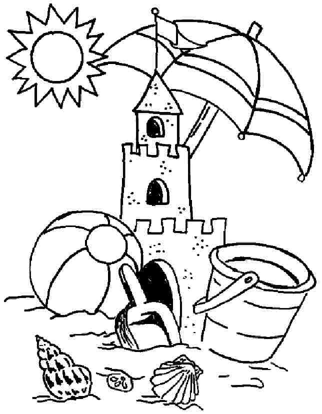 Summer Season Coloring Pages