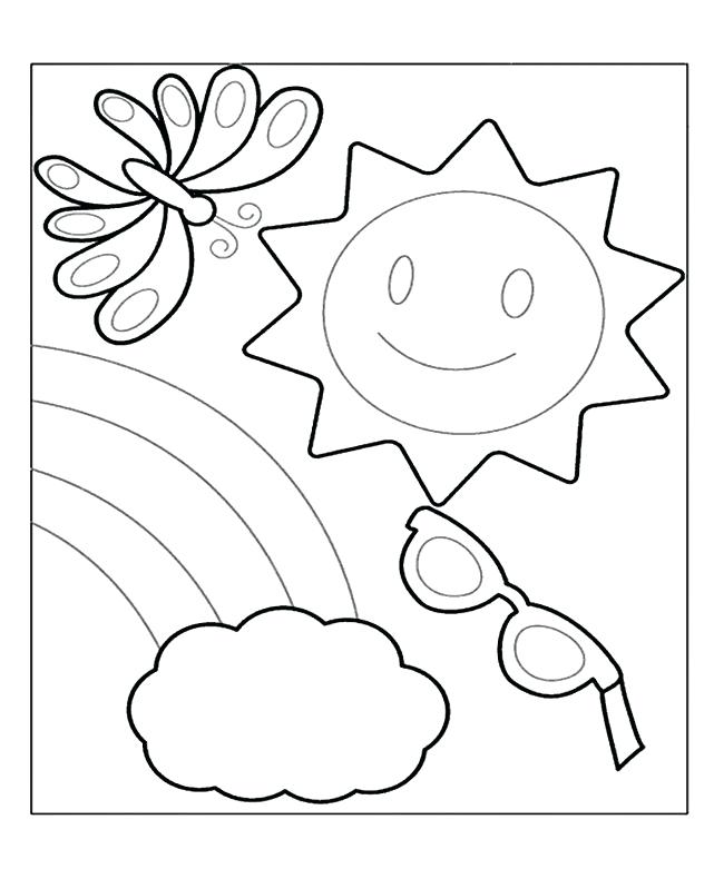 641x781 Summer Coloring Pages Coloring Pages Summer Season Summer