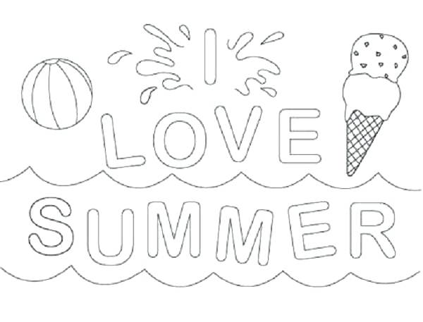 600x457 Printable Summer Coloring Pages Children Coloring Pages Trend Free