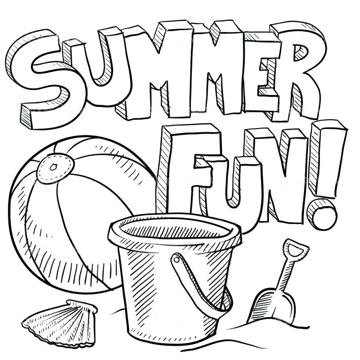 728x728 Summer Coloring Pages As Well As Summer Coloring Pages Summer