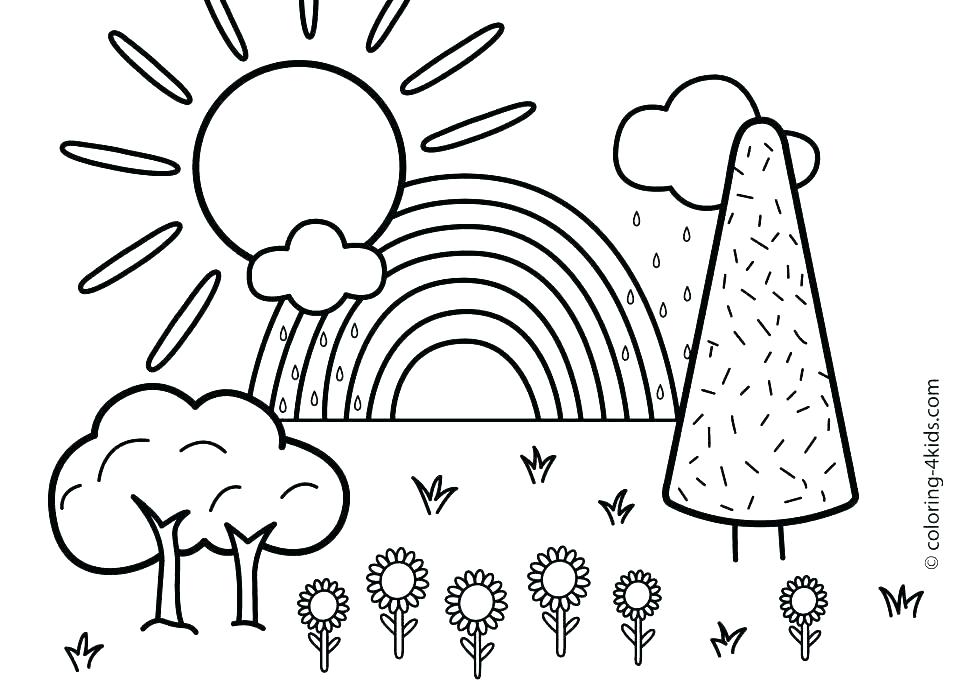 970x692 Summer Coloring Pictures Summer Coloring Pictures Beach Coloring