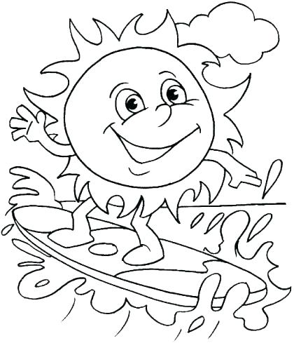 420x489 Coloring Pages Summer Summer Vacation Printable Coloring Pages