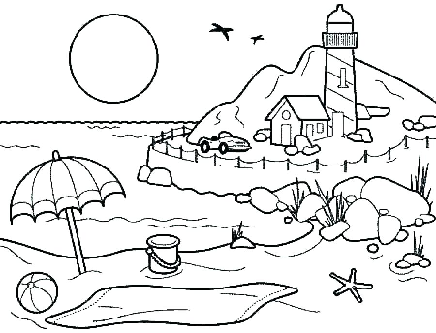 900x688 Free Printable Summer Coloring Sheets Summer Coloring Pages