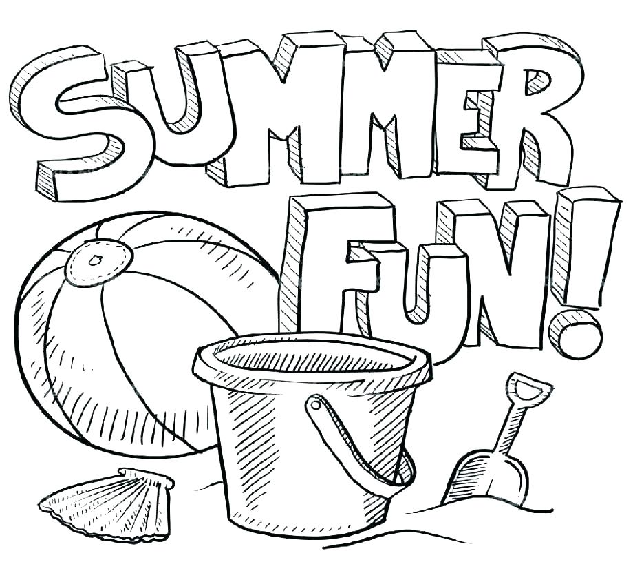 936x816 Summer Coloring Pages Printable Summer Coloring Sheets Summer