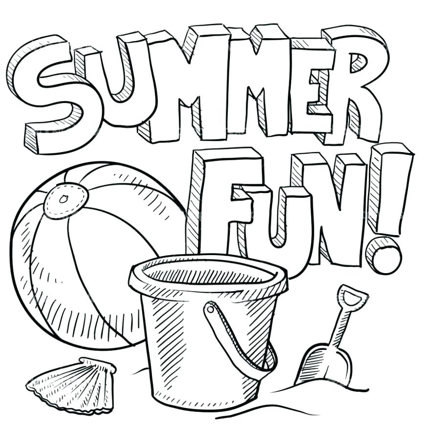 878x878 Coloring Pages For Summer
