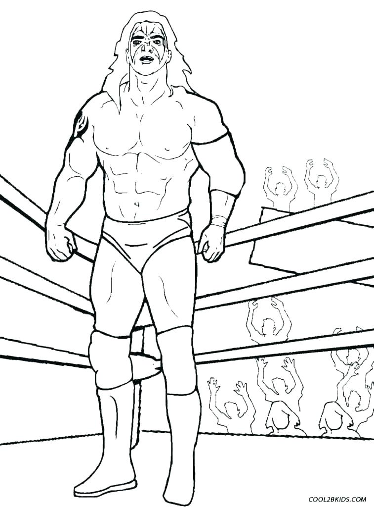 757x1024 Wrestling Color Pages Wrestler Coloring Pages Related Clip Arts