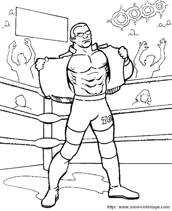 595x730 Wrestling Color Pages Wrestling Color Pages Wrestling Color Pages