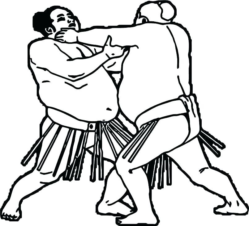 805x732 Wrestling Coloring Pages Wrestler Coloring Pages Coloring Pages