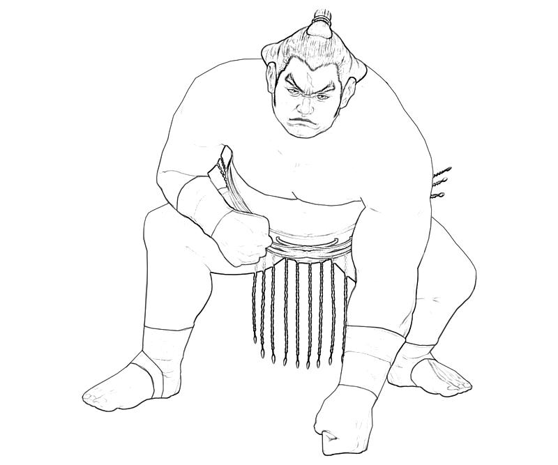 800x667 Ganryu Sumo Art Paper
