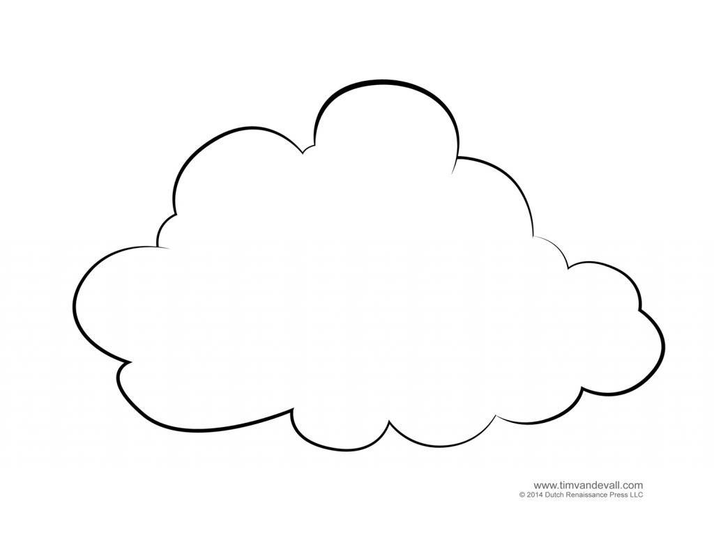 1024x768 Rainbow With Clouds Coloring Page Sun Cloud Pages
