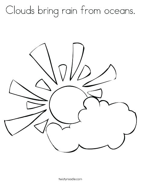 468x605 Cloud Coloring Pages Coloring Page Sun Cloud Coloring Page Sun