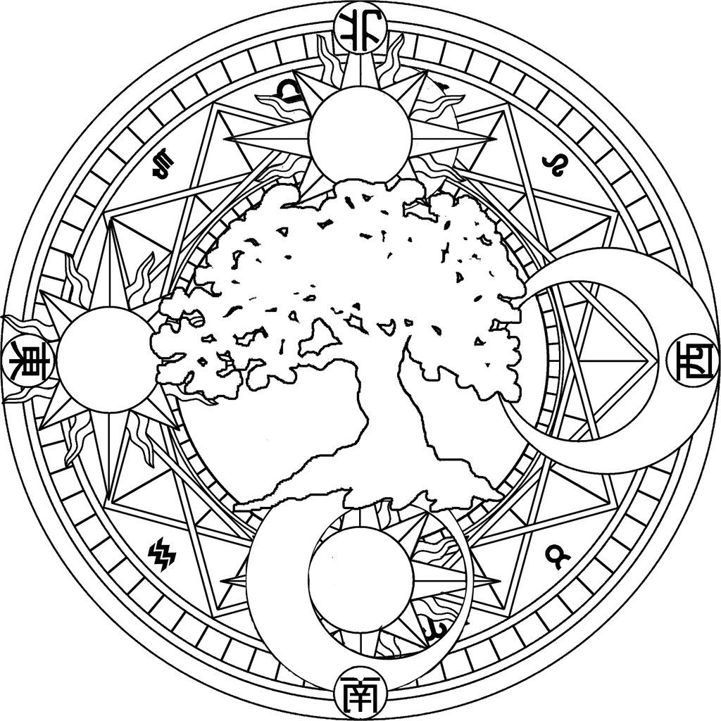 1024x1024 Celestial Sun And Moon Tumblr Sun And Moon Coloring Pages Wiccan
