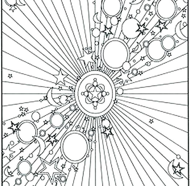 611x600 Crescent Moon Coloring Page Coloring Pages Of The Moon Moon