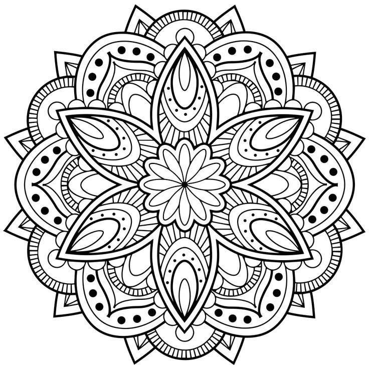 736x736 The Sun And Moon Mandala Coloring Pages Batch 9 Free 13059