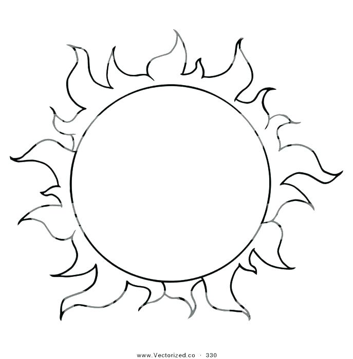 687x700 Beach Sunset Coloring Pages Sun Page Moon And Printable S