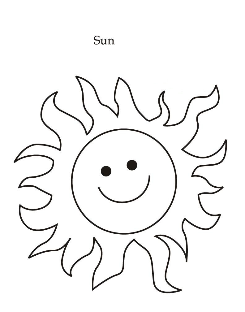 792x1008 Free Printable Sun Coloring Pages For Kids And Page Endear