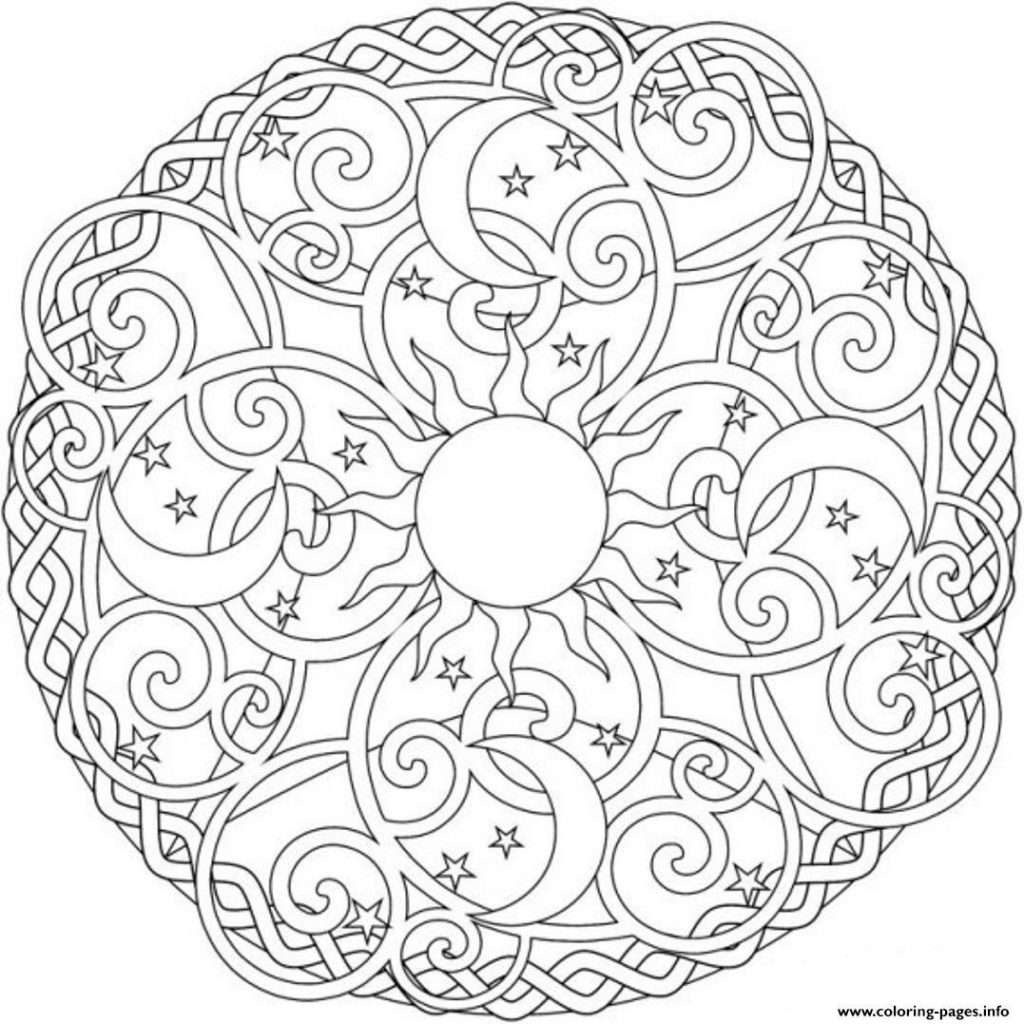 1024x1024 Sun And Moon Coloring Pages