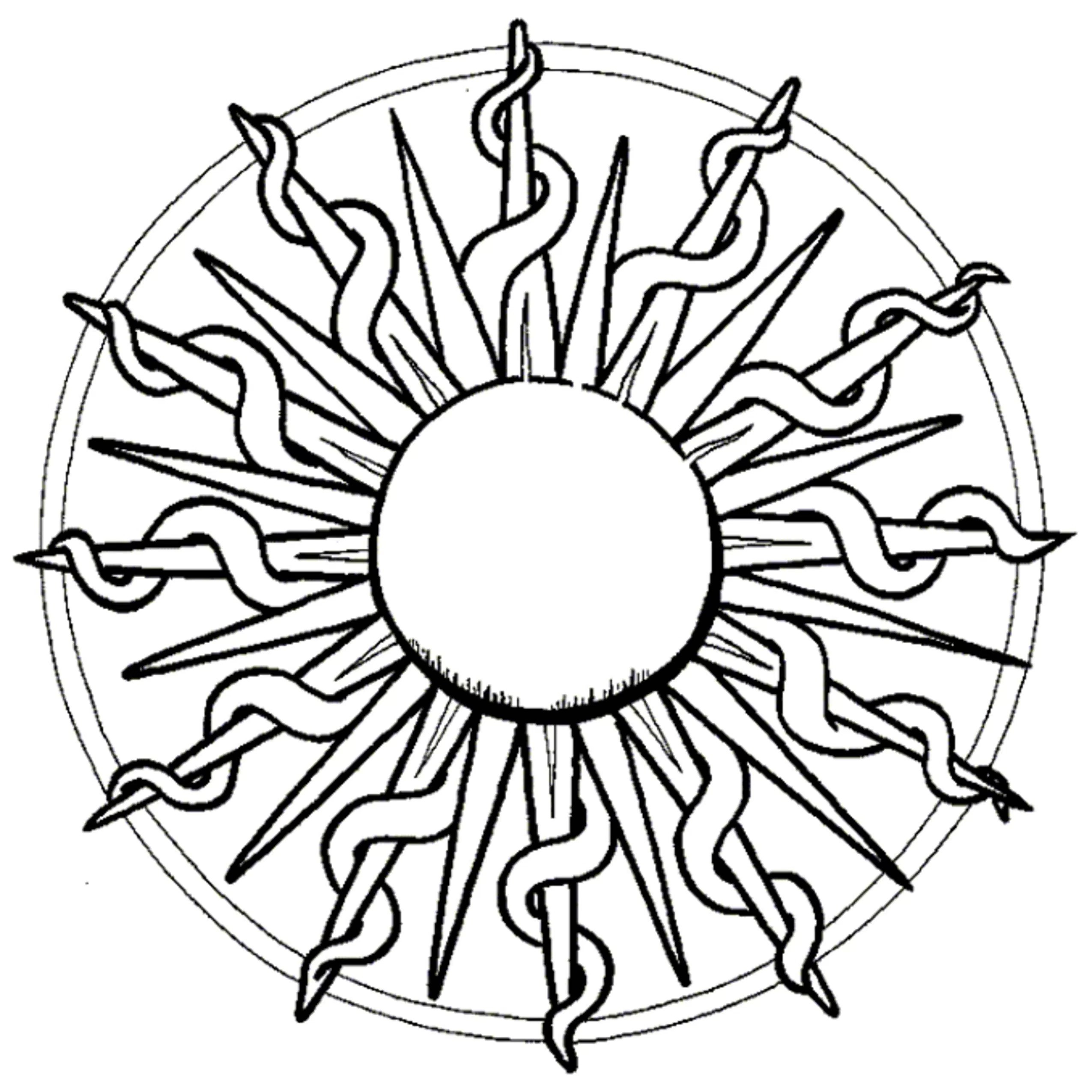 2550x2550 Sun Coloring Pages For Adults Acpra