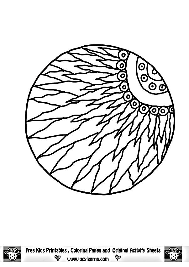 603x848 Sun Mandala Coloring Page Lovely 45 Best Mandala Art Images