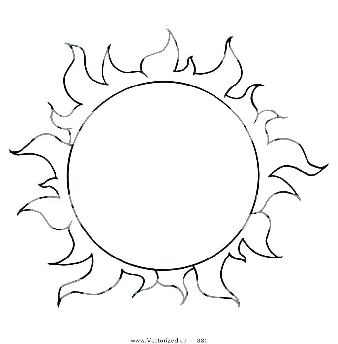 687x700 Bear Sun Coloring Page Sun Moon And Stars Colouring Pages