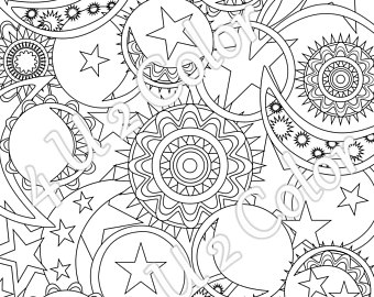 340x270 Sun And Moon Coloring Pages Luxury Sun Moon Stars 1 Coloring Page
