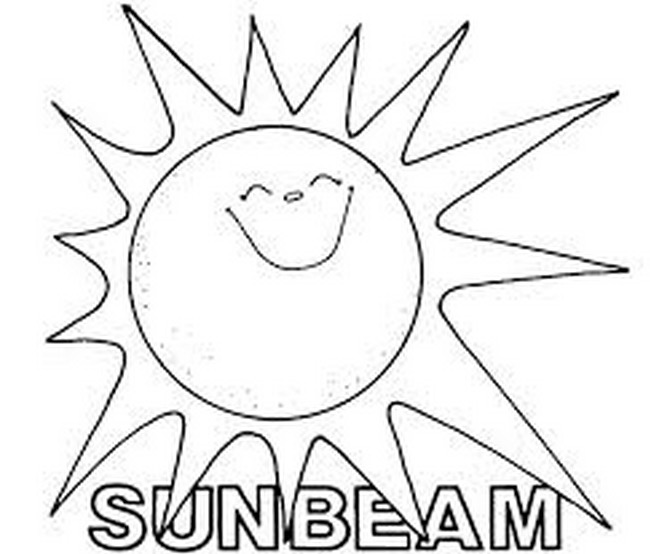 650x554 Sunbeams Lesson Coloring Page Amp Coloring Book