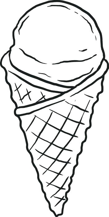 352x700 Ice Cream Sundae Coloring Page Cute Ice Cream Sundae Coloring