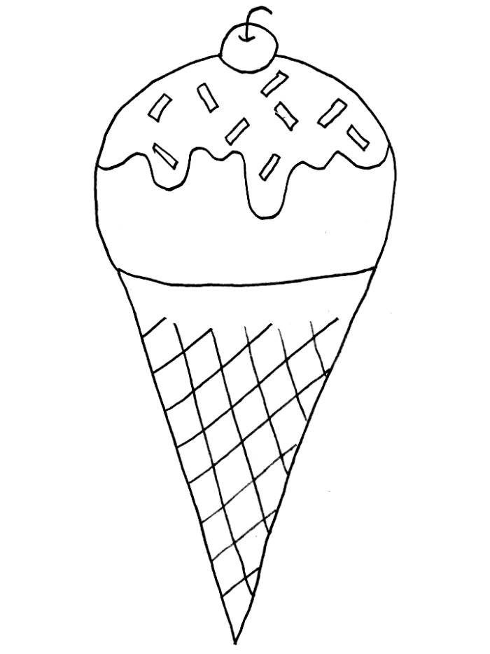 700x933 Ice Cream Sundae Coloring Page Ice Cream Coloring Pages The Sun