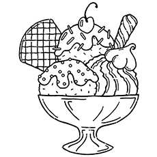230x230 Top 25 Free Printable Ice Cream Coloring Pages Online