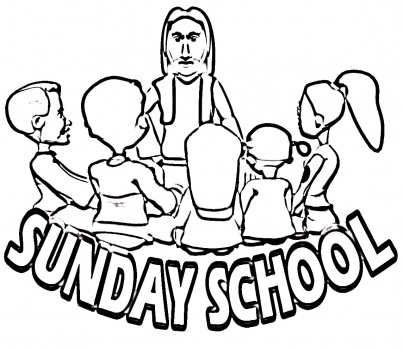 403x350 Sunday School Coloring Pages Sunday School Coloring Pages Jesus