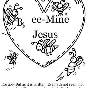 300x300 Valentine Coloring Pages Christian Copy The Privilege Of Serving