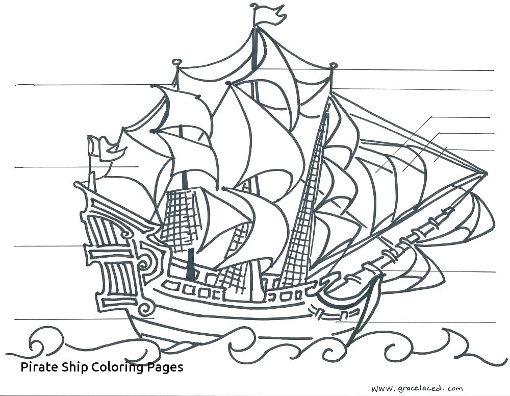 1000x776 Pirate Ship Coloring Pages Sunken Ship Drawing Related Keywords