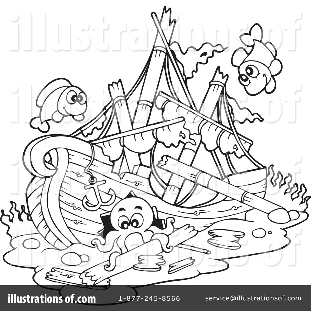 1024x1024 Shipwreck Clipart