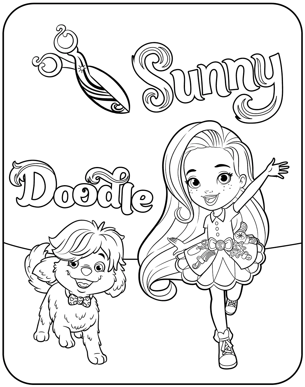 1024x1300 Nickelodeon Sunny Day Coloring Pages