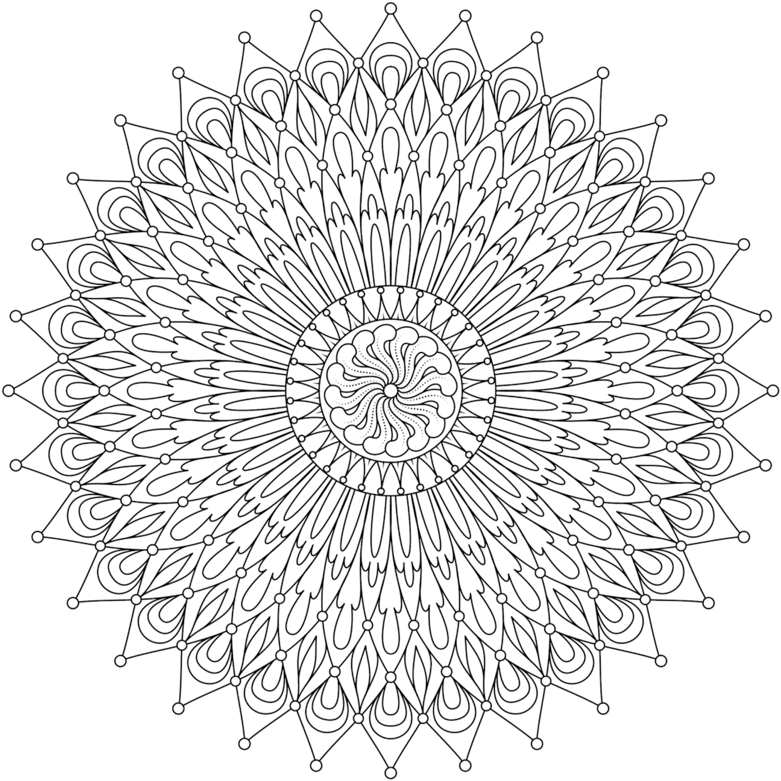 1100x1100 Sunny Day Coloring Page