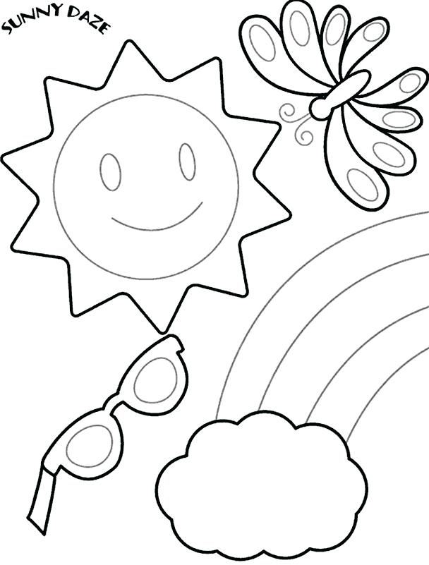 608x801 Windy Day Coloring Pages Weather Coloring Pages For Preschool