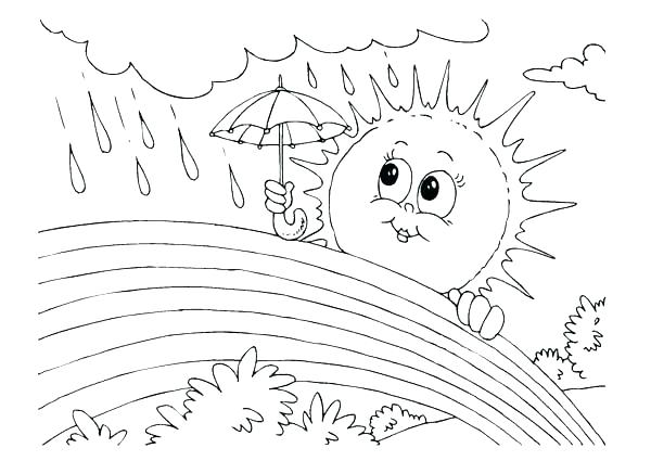 600x425 Weather Coloring Page Weather Coloring Page Thermometer Coloring