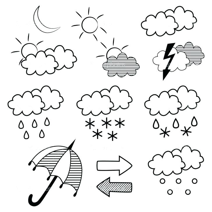 728x728 Sunny Weather Coloring Pages