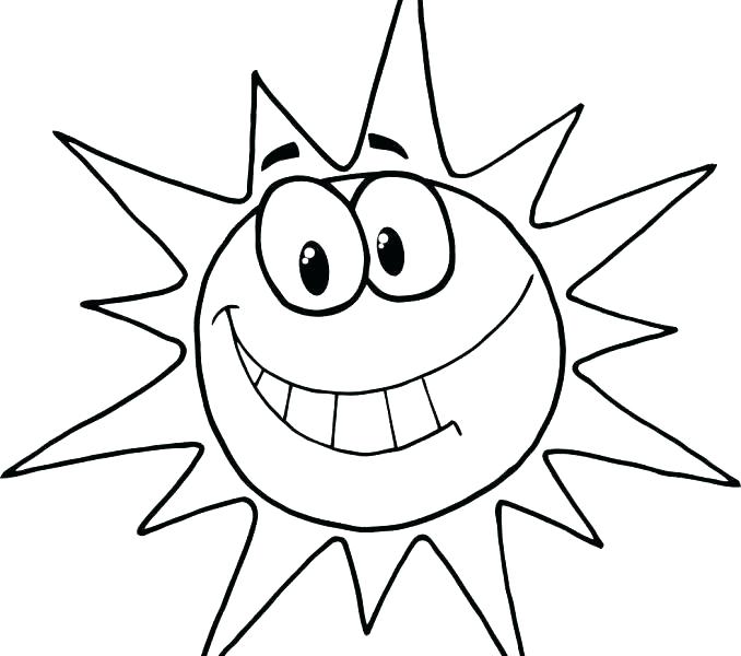 678x600 Coloring Pictures Of The Sun Sun Coloring Sun Color Page Free