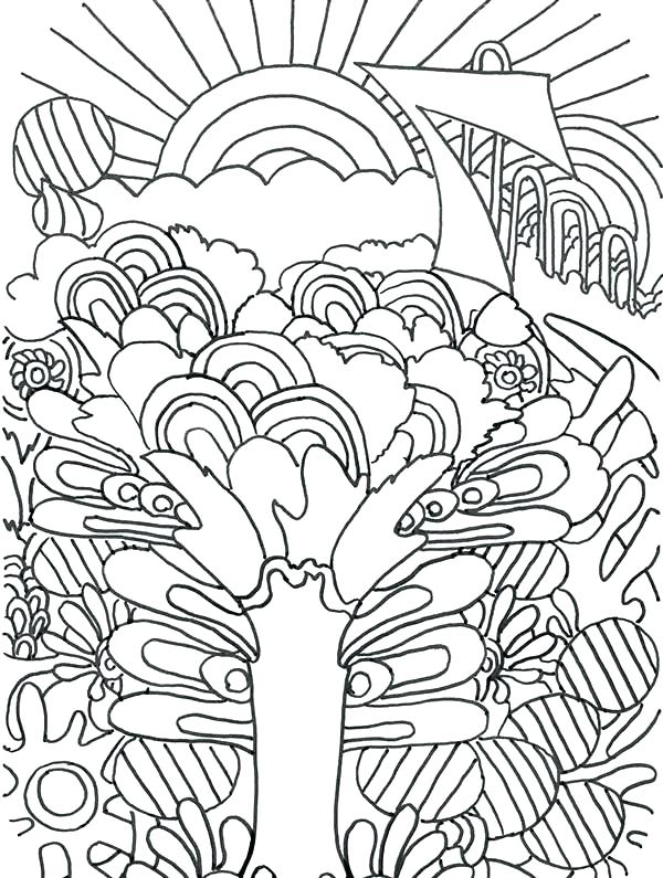 600x795 Trippy Coloring Pages Coloring Book Sunrise Coloring Pages Trippy